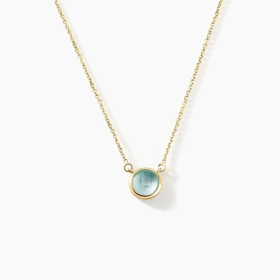 Collier Arenale Or Jaune Topaze
