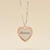 Collier Argent Bicolore Jiya