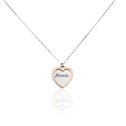 Collier Argent Bicolore Jiya