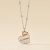 Collier Argent Bicolore Nura