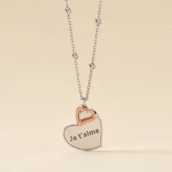 Collier Argent Bicolore Nura