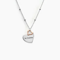 Collier Argent Bicolore Nura