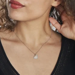 Collier Argent Bicolore Soio