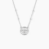 Collier Argent Blanc Akosua