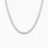 Collier Argent Blanc Alyona