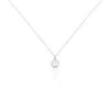 Collier Argent Blanc Lehunnus Oxyde De Zirconium