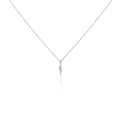 Collier Argent Blanc Lempa