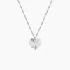 Collier Argent Blanc Sveta