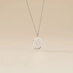 Collier Argent Blanc Vroon