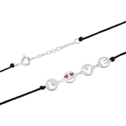Collier Argent Dustin Cordon Pastilles Oxyde