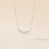 Collier Argent Eden Oxyde De Zirconiums