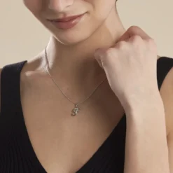 Collier Argent Fifi Oxydes De Zirconium