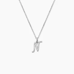 Collier Argent Fifi Oxydes De Zirconium