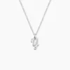 Collier Argent Fifi Oxydes De Zirconium