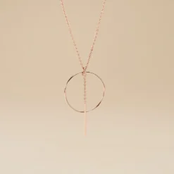 Collier Argent Rose Enissa