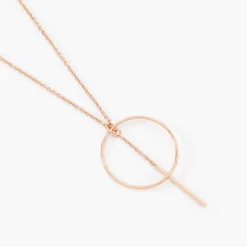 Collier Argent Rose Enissa