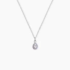 Collier Argent Tania Oxydes De Zirconium