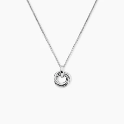 Collier Ariah Argent Blanc