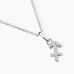 Collier Astra Argent Blanc Oxyde De Zirconium