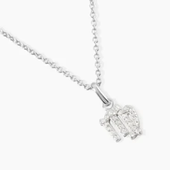 Collier Astra Argent Blanc Oxyde De Zirconium