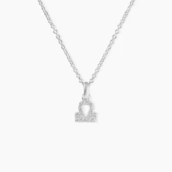 Collier Astra Argent Blanc Oxyde De Zirconium