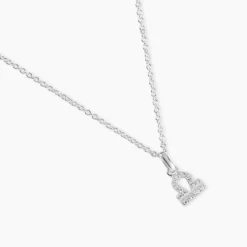 Collier Astra Argent Blanc Oxyde De Zirconium