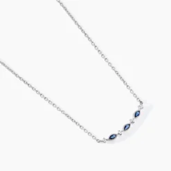 Collier Astrea Argent Blanc Spinelle Oxyde De Zirconium