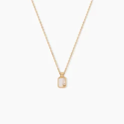 Collier Astria Plaqué Or Jaune Nacre