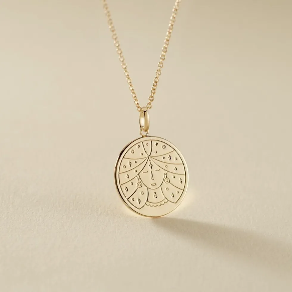 Collier Astro Plaqué Or