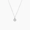 Collier Austen Argent Blanc Oxyde De Zirconium