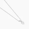 Collier Avalon Argent Blanc Oxyde De Zirconium