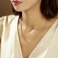Collier Azelys Plaqué Or Jaune