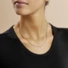 Collier Azelys Plaqué Or Jaune