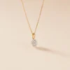 Collier Barbra Or Jaune Diamant