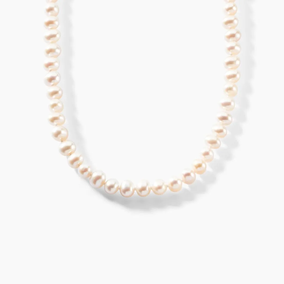 Collier Baroque Or Jaune Perle De Culture