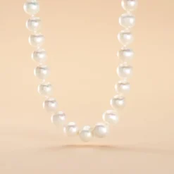 Collier Baroque Or Jaune Perle De Culture