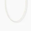 Collier Baroque Or Jaune Perle De Culture