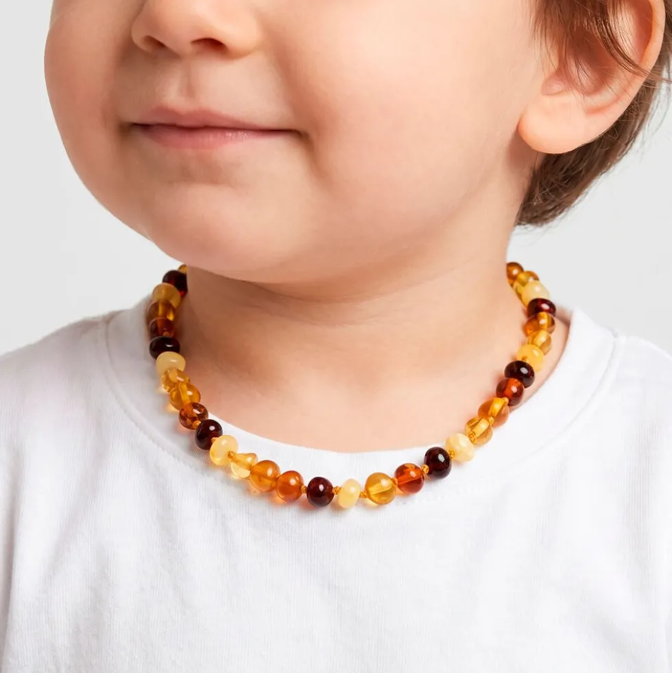 Collier Bebe Argent Blanc Moisha Ambres