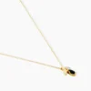 Collier Bendt Or Jaune Saphir Diamant