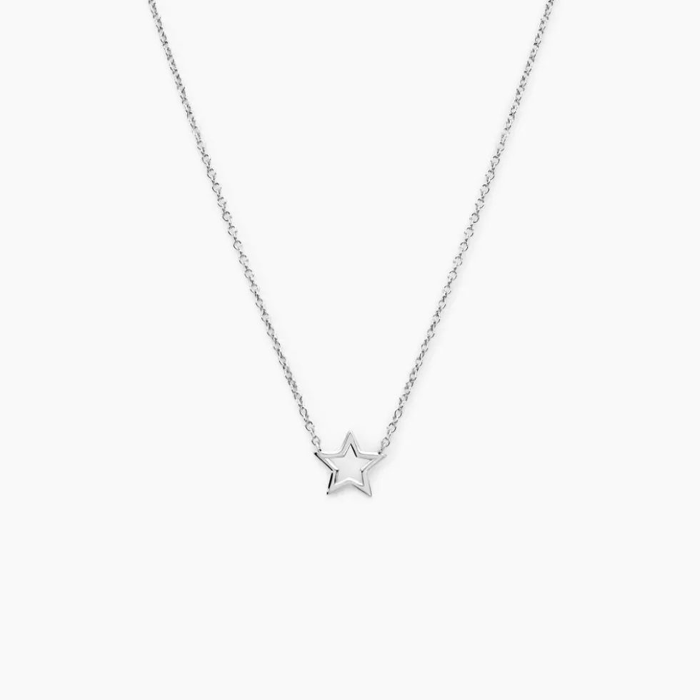 Collier Bess Argent Blanc