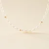 Collier Billes Or Jaune Perle De Culture