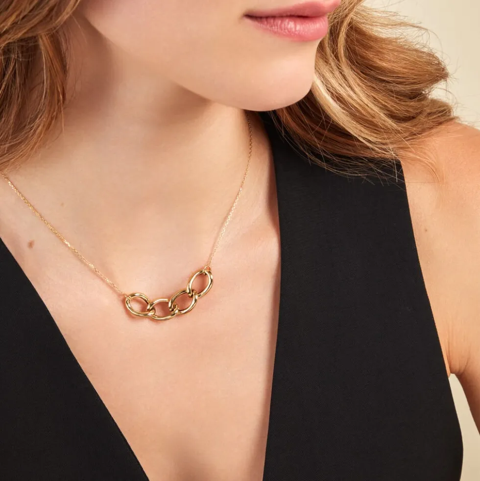 Collier Blaze Or Jaune