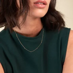 Collier Booker Or Jaune