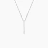 Collier Bormana Argent Blanc Oxyde De Zirconium