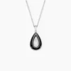 Collier Boyce Argent Blanc Céramique Oxyde De Zirconium