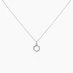 Collier Brielle Argent Blanc
