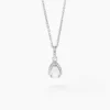 Collier Briony Argent Blanc Oxyde De Zirconium