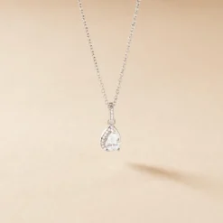 Collier Briony Argent Blanc Oxyde De Zirconium