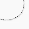 Collier Cacilia Argent Blanc