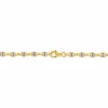 Collier Carlo Or Bicolore Maille Marine Ronde